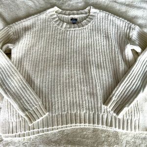 Aerie cream knitted sweater